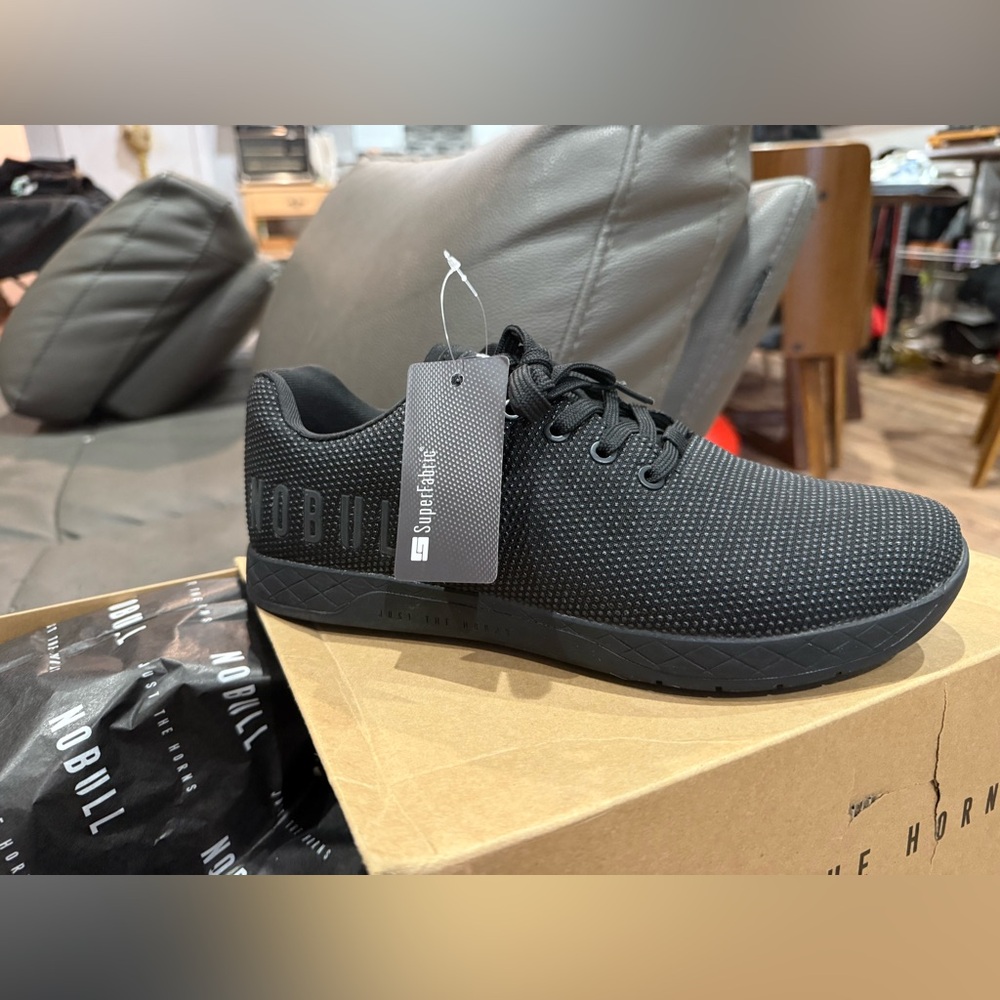 NOBULL Men's Black SuperFabric Sneakers